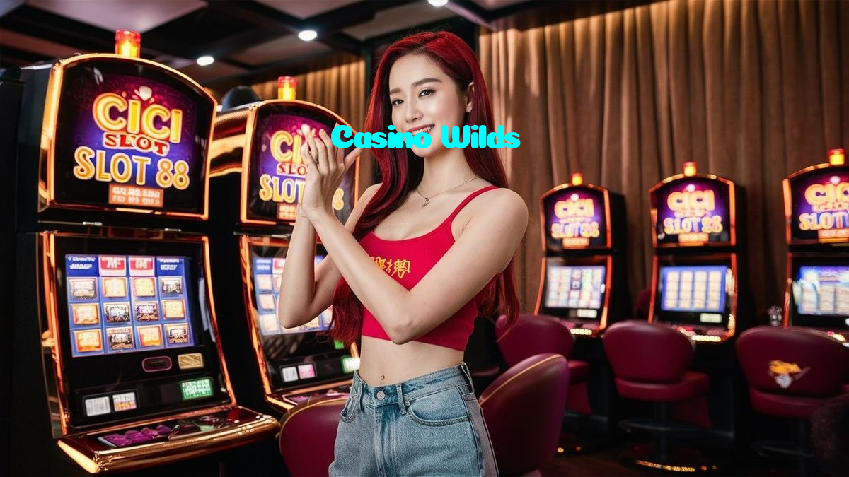 Casino Wilds casino presented on mobile device in Pakistan with slots and live games